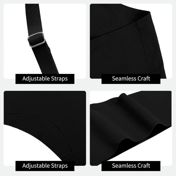 Bra and Panty Sets for Women Seamless s Lingerie Sexy Sets Comfortable Sports V Neck Bras Panty Thongs Sets - Image 2