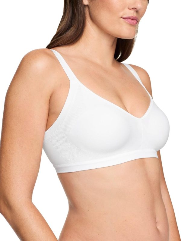 Women's  Underarm-smoothing With Seamless Stretch Wireless Lightly Lined Comfort Bra