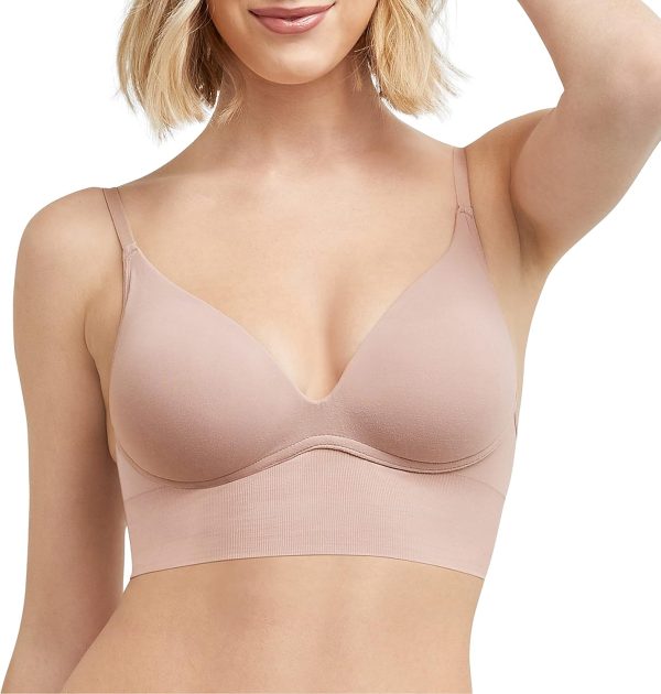 Women's M Seamless Lift Bralette, Wireless Long-line Convertible Tank-style Bralette