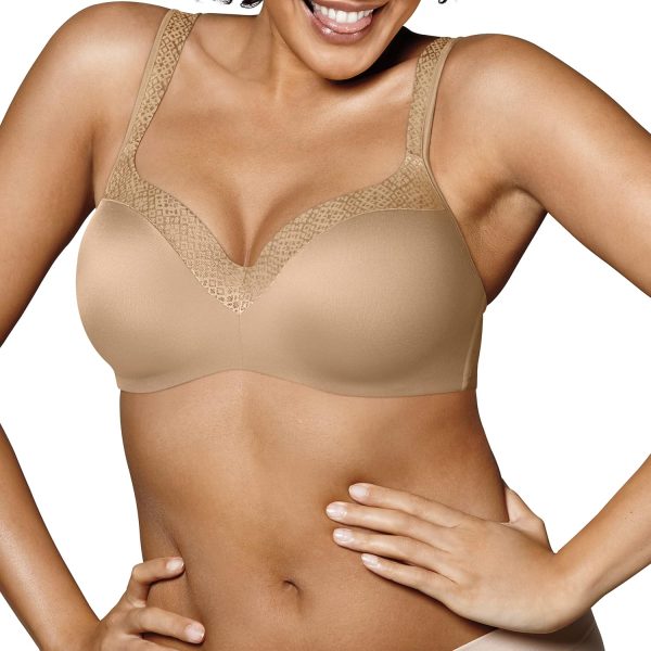 Women's  Underwire Bra 4823, Full Coverage Balconette T-Shirt Bra for Full Figures