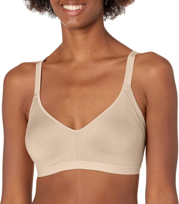 Women's  Underarm-Smoothing with Seamless Stretch Wireless Lightly Lined Comfort Bra